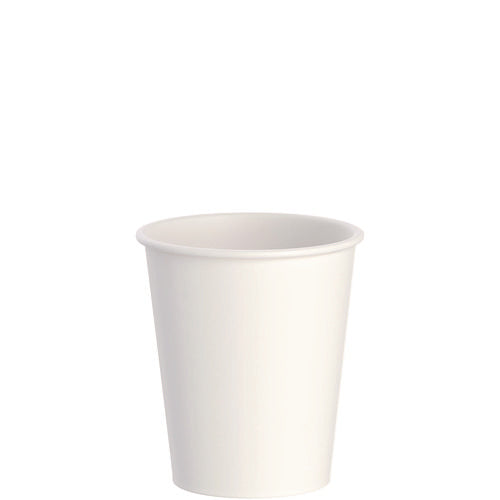 Image of SOLO® Thermoguard Insulated Paper Hot Cups, 12 oz, White Sustainable Forest Design, 600/Carton