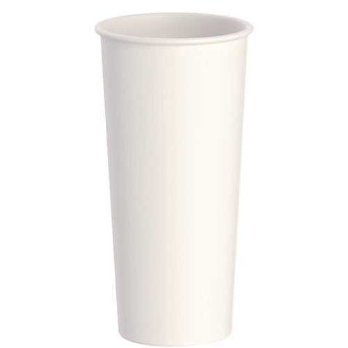 Image of SOLO® Thermoguard Insulated Paper Hot Cups, 24 oz, White Sustainable Forest Design, 600/Carton