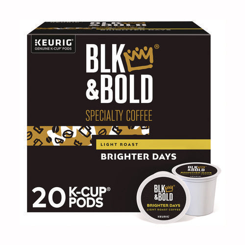 Image of BLK & Bold® Brighter Days Coffee K-Cups, 20/Box