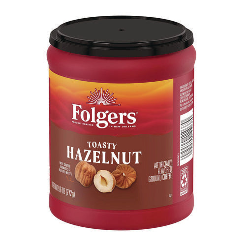 Image of Folgers® Toasty Hazelnut Ground Coffee, 9.6 oz Can
