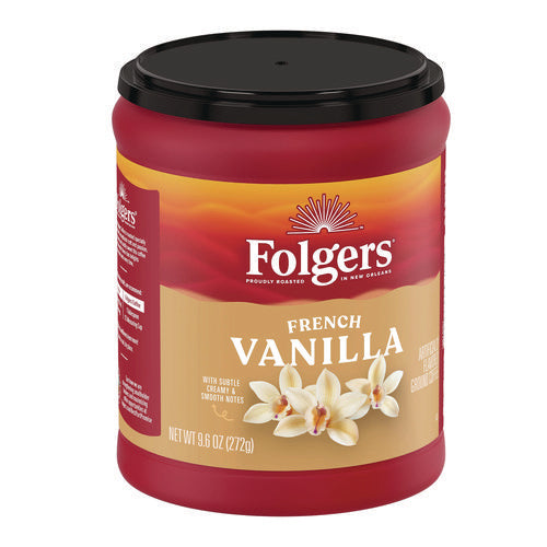 Image of Folgers® French Vanilla Ground Coffee, 9.6 oz Can
