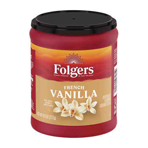 Image of Folgers® French Vanilla Ground Coffee, 9.6 oz Can