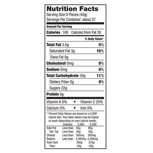 Image of Starburst® Original Fruit Chews, Cherry; Lemon; Orange; Strawberry, 12 Pieces/Pack, 36 Packs/Box