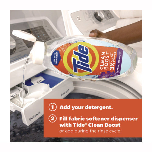 Image of Tide® Clean Boost In-Wash Scent Booster, Spring Meadow Scent, 48 oz Bottle