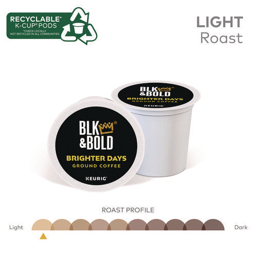 Image of BLK & Bold® Brighter Days Coffee K-Cups, 20/Box
