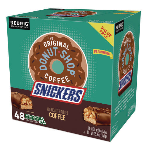 Image of The Original Donut Shop® SNICKERS Flavored Coffee K-Cups, 48/Box