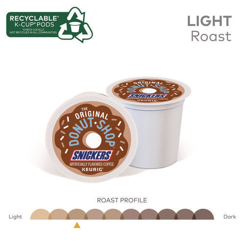 Image of The Original Donut Shop® SNICKERS Flavored Coffee K-Cups, 48/Box