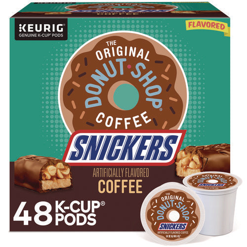 Image of The Original Donut Shop® SNICKERS Flavored Coffee K-Cups, 48/Box