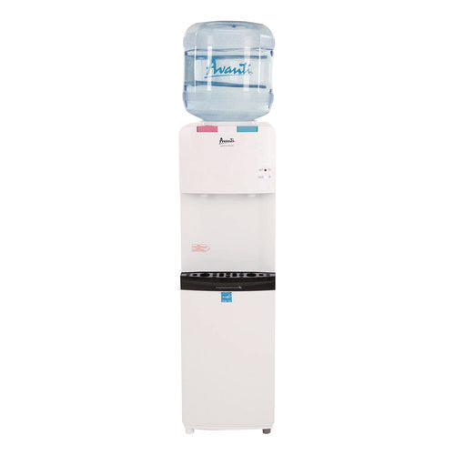 Image of Avanti Hot And Cold Water Stand Up Dispenser, 3-5 Gal, 11 X 12 X 36, White