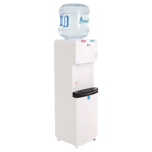 Image of Avanti Hot And Cold Water Stand Up Dispenser, 3-5 Gal, 11 X 12 X 36, White
