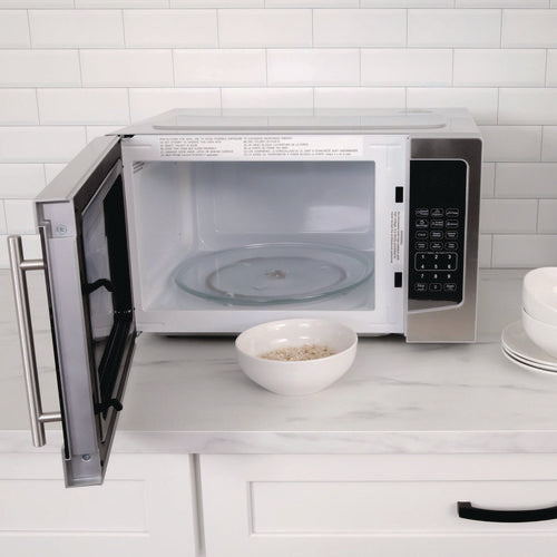 Image of Avanti 1.1 cu. ft. Stainless Steel Microwave Oven, 1,000 W, Mirror-Finish
