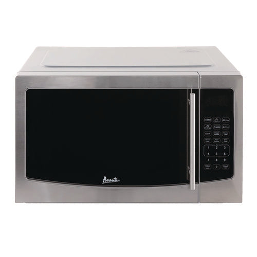 Image of Avanti 1.1 cu. ft. Stainless Steel Microwave Oven, 1,000 W, Mirror-Finish