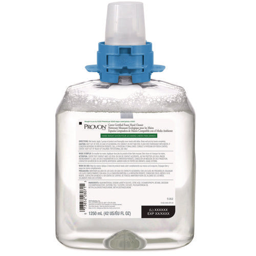 Image of PROVON® Green Certified Foam Hand Cleaner Refill, Fragrance-Free, 1,250 mL, 4/Carton