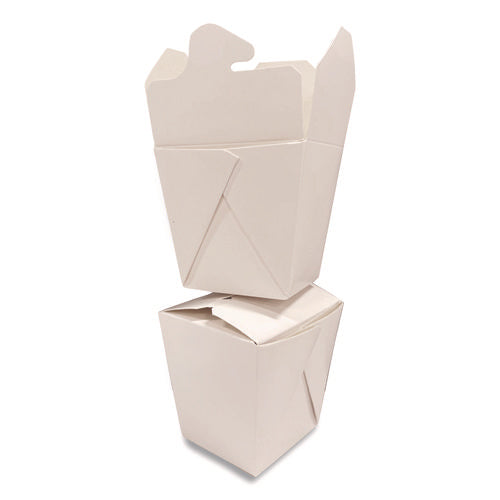 Image of Kari-Out® Food Pail, 32 oz, 4 x 3.69 x 4.55, White, Paper, 400/Carton
