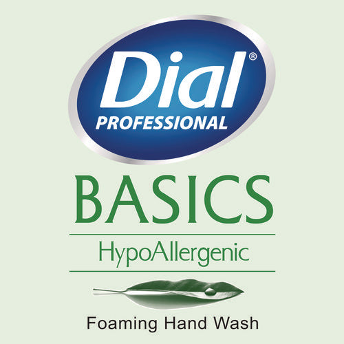 Image of Dial® Professional Basics Foaming Hand Wash, Unscented, 1 gal Refill Bottle