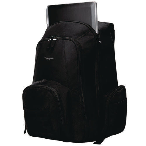 Image of Targus® Groove Laptop Backpack, Fits Devices Up to 15.4", Nylon/PVC, 15 x 7 x 18, Black
