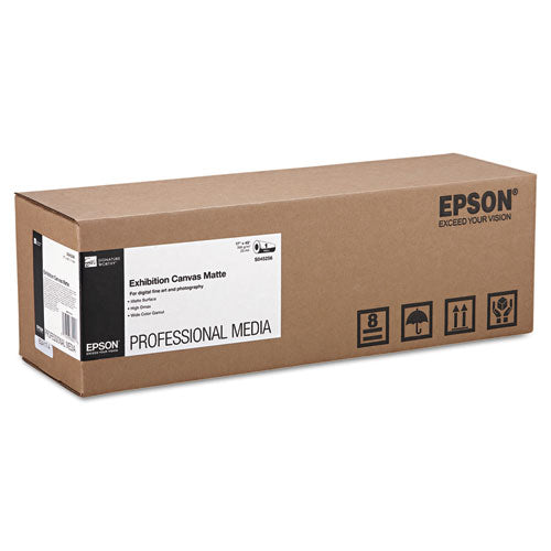 Image of Epson® Exhibition Canvas, 23 Mil, 17" X 40 Ft, Matte White