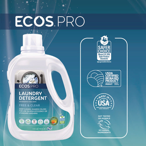 Image of ECOS® PRO Laundry Detergent Liquid, 170 oz Bottle