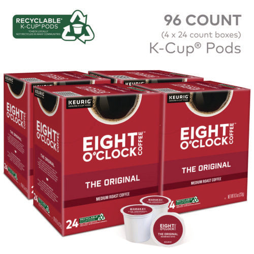 Image of Eight O'Clock Original Coffee K-Cups, 96/carton