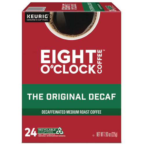 Image of Eight O'Clock Original Decaf Coffee K-Cups, 24/box