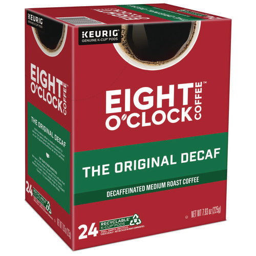 Image of Eight O'Clock Original Decaf Coffee K-Cups, 24/box