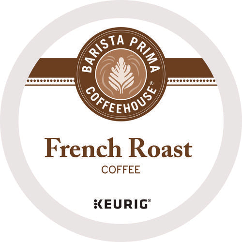 Image of Barista Prima Coffeehouse® French Roast K-Cups Coffee Pack, 24/box
