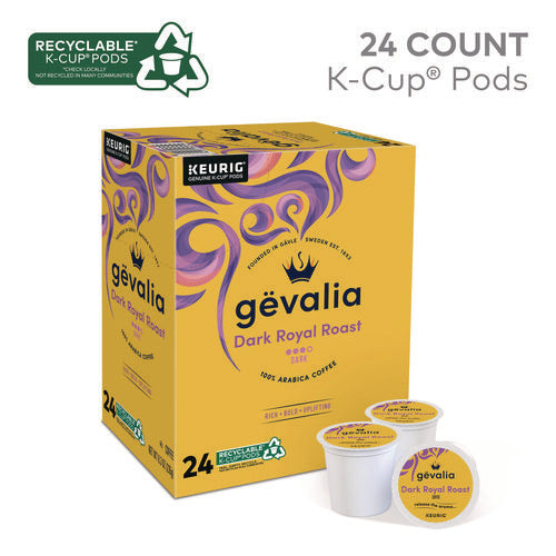 Image of Gevalia® Kaffee Dark Royal Roast K-Cups, 24/box