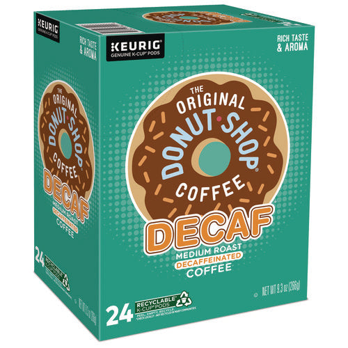 Image of The Original Donut Shop® Decaf Coffee K-Cup Pods, 96/carton