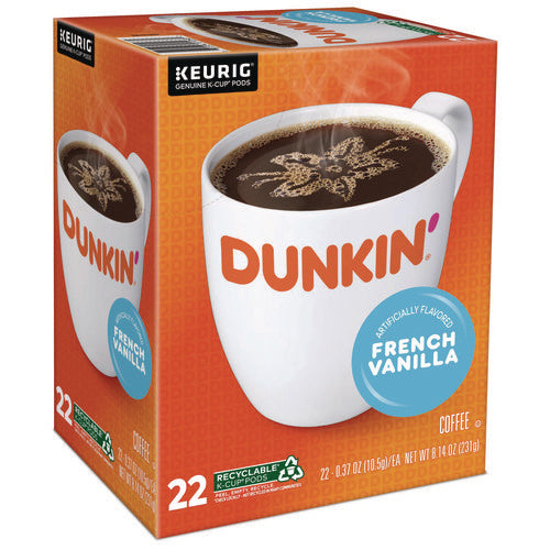 Image of Dunkin'® K-Cup Pods, French Vanilla, 22/box