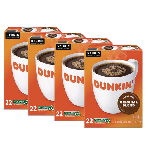 Image of Dunkin'® K-Cup Pods, Dunkin Regular, 88/Carton