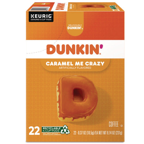 Image of Dunkin'® K-Cup Pods, Caramel Me Crazy, 22/Box