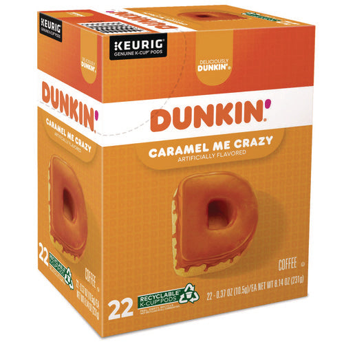 Image of Dunkin'® K-Cup Pods, Caramel Me Crazy, 22/Box