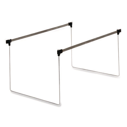 Image of Pendaflex® Letter Size Adjustable Hanging File Folder Frame, 14" To 18" Long, Gray/silver, 2/box