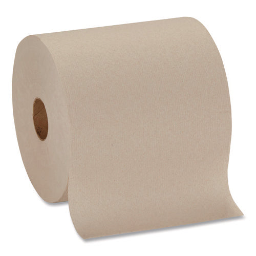 Image of Georgia Pacific® Professional Pacific Blue Basic Recycled Paper Towel Roll, 1-Ply, 7.87 " x 1,000 ft, Brown, 6/Carton
