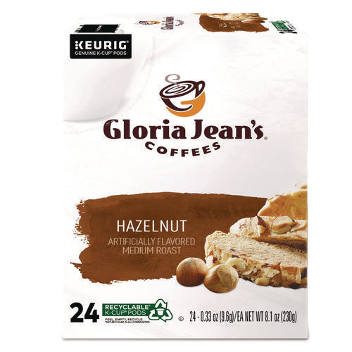 Image of Gloria Jean's® Hazelnut Coffee K-Cups, 24/box