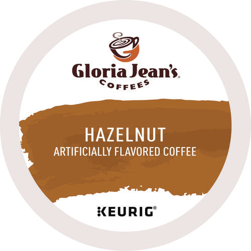 Image of Gloria Jean's® Hazelnut Coffee K-Cups, 96/carton