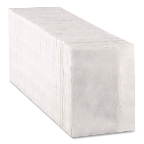 Image of Dixie® Interfold Napkin Refills, 1-Ply, 13 x 12, White, 600 Napkins/Pack,12 Packs/Carton