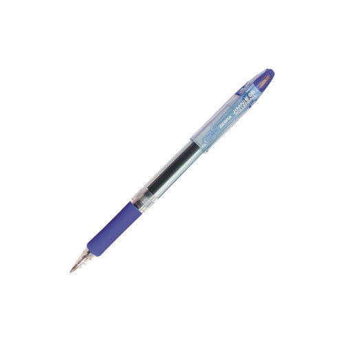 Image of Zebra® Jimnie Gel Pen, Stick, Medium 0.7 mm, Blue Ink, Clear/Blue Barrel, 12/Pack