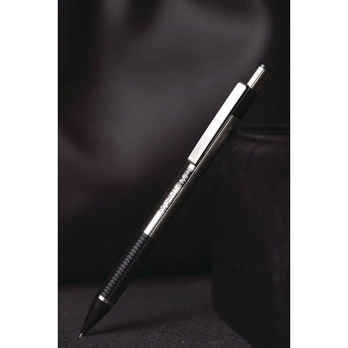 Image of Zebra® M-301 Mechanical Pencil, 0.5 mm, HB (#2), Black Lead, Silver/Black Barrel, 2/Pack