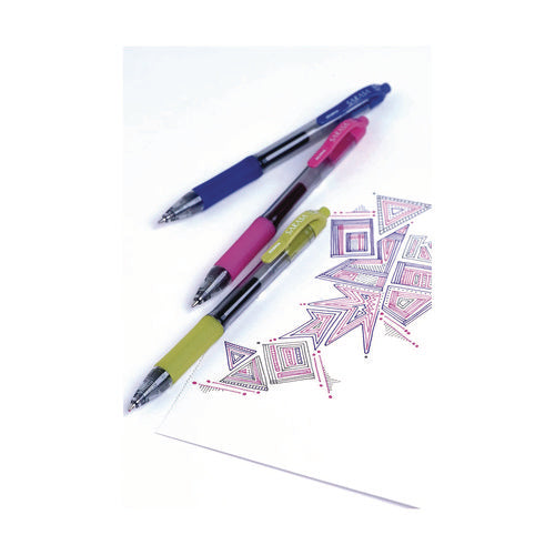 Image of Zebra® Jf Refill For Jimnie, Sarasa, Ecosarasa, Orbitz, Z-Grip And Gr8 Gel Roller Ball Pens, Medium Conical Tip, Blue Ink, 2/pack