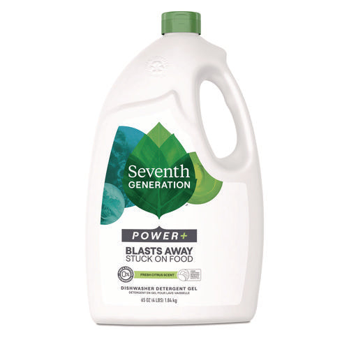 Image of Seventh Generation® Natural Automatic Dishwasher Gel, Ultra Power Plus, Fresh Citrus, 65 Oz Bottle