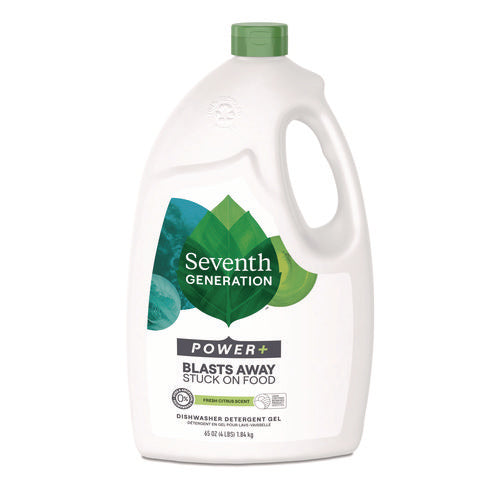 Image of Seventh Generation® Natural Automatic Dishwasher Gel, Ultra Power Plus, Fresh Citrus, 65 Oz Bottle