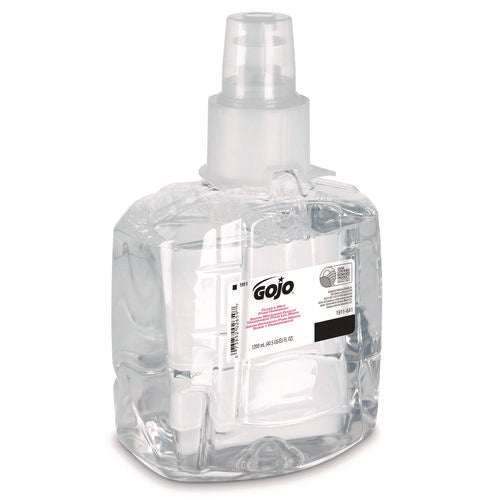 Image of GOJO® Clear and Mild Foam Handwash Refill, For LTX-12 Dispenser, Fragrance-Free, 1,200 mL, 2/Carton