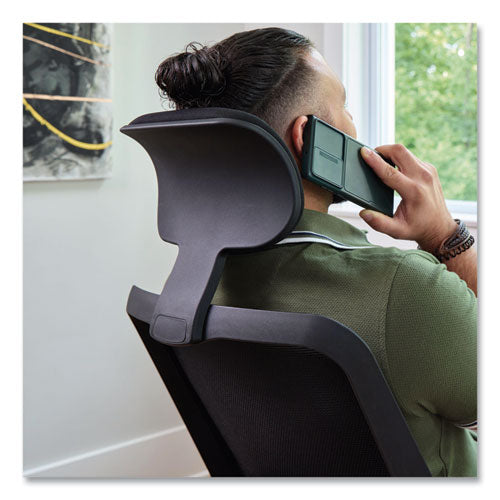 Image of HON® Altern Mesh Mid-Back Task Chair, 17.95 to 21.1 Seat Height, Black Seat, Black Back, Black Base