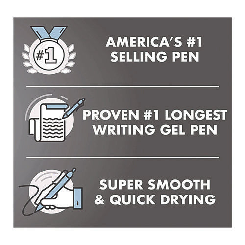 Image of Pilot® G2 Premium Gel Pen, Retractable, Extra-Fine 0.5 mm, Blue Ink, Smoke/Blue Barrel, 5/Pack