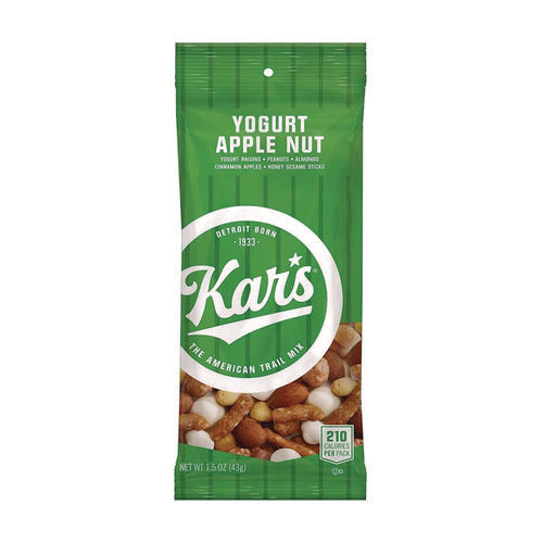 Image of Kar's Trail Mix Variety Pack, Mango Pineapple/Sweet 'N Spicy/Yogurt Apple Nut, 24 Packets/Box