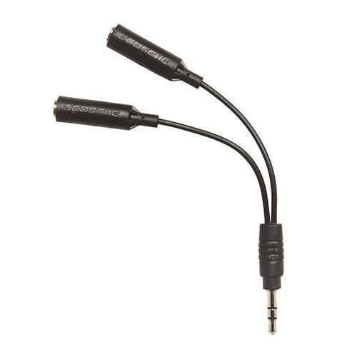 Image of Scosche® TuneShare 3.5 mm to 3.5 mm Audio Splitter, Black