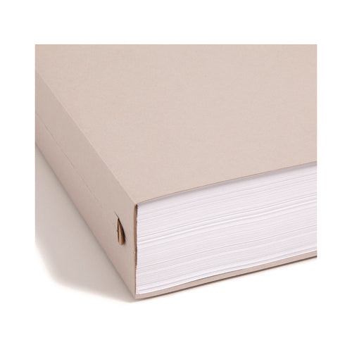 Image of Smead TUFF Extra Capacity Hanging File Folders with Easy Slide Tab, 2" Capacity, Letter, 1/3-Cut Tabs, Steel Gray, 18/Box
