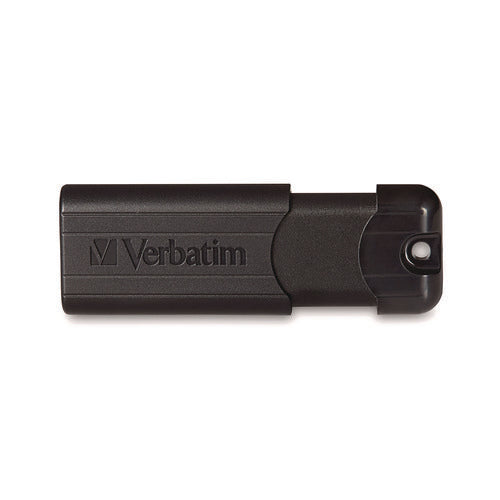 Image of Verbatim® PinStripe USB 3.2 Flash Drive, 32 GB, Black