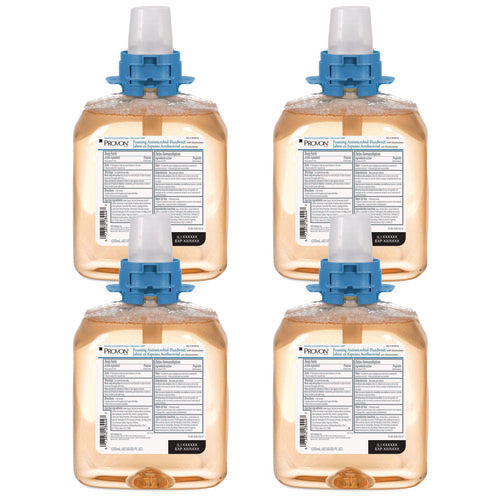 Image of PROVON® Foaming Antimicrobial Handwash/Moisturizer Refill, For FMX-12 Dispenser, Light Fruity Scent, 1,250 mL, 4/Carton